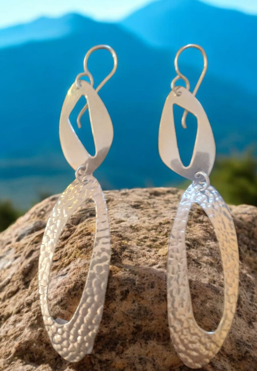 aretes fish largo en plata .925 aretes fish largo en plata .925